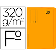 GIO SUBCARPETA POCKET 320G FOLIO NARANJA 25-PACK 400040683